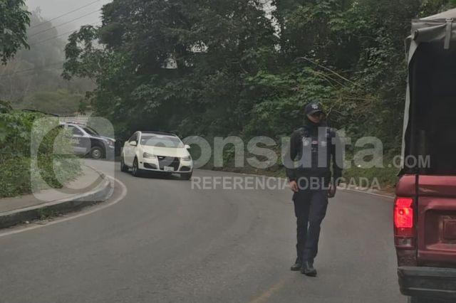 Vuelca patrulla en Zacapoaxtla