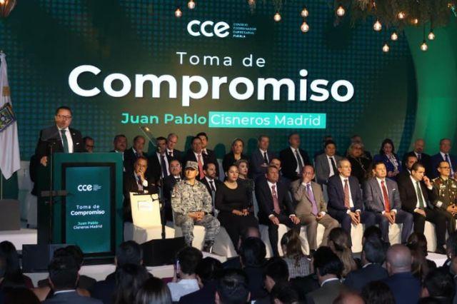 Toma de protesta de Juan Pablo Cisneros Madrid como líder del CCE