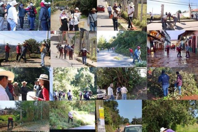 Zacatlán, primer municipio en realizar faenas comunitarias