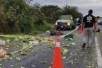 Accidente sobre carretera Atlixco-Izúcar