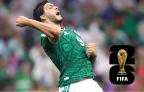 Raúl Jiménez celebrando su anotación frente a los ecuatorianos