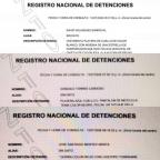 El Registro Nacional de Detenciones confirma las aprehensiones