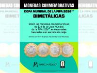 Banco de México lanza colección de monedas conmemorativas para el Mundial 2026