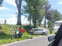 Accidente en San Matías Tlalancaleca 