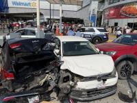 Accidente vehicular en Puebla