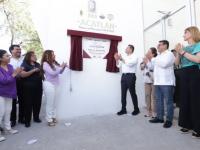 Alejandro Armenta inaugura la primera Casa Violeta en la Mixteca