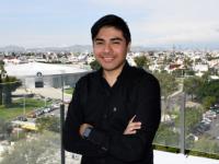 alumno de la Facultad de Ciencias de la Electrónica de la BUAP, Kevin Gutiérrez Soto