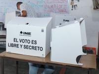 En la gráfica, armado de urnas para la elección 