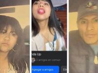 Aspecto de los presuntos asaltantes de un conductor de plataforma en Ciudad Judicial; la mujer fue identificada como Brenda Up