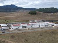 Hospital en construcción en Arantepacua