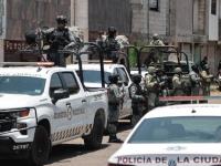 Elementos de seguridad en el mercado Morelos tras un ataque armado