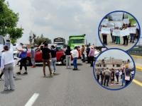 Bloquean la México-Puebla