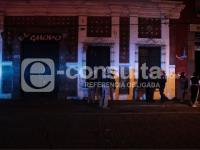 Fachada del bar El Chopo, donde la noche del domingo se registró una balacera que dejó dos heridos