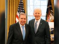 Edmundo González y Joe Biden