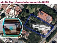 Imagen prototipo del cablebús en campus de Universidad para Adultos de la BUAP