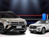 Camioneta VW Taos y Tiggo 4 de Chirey