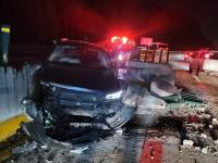Carambola en la autopista México-Puebla deja siete personas lesionadas
