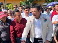 Carlos Barragán y Alejandro Armenta en Xicotepec