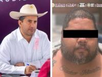 A la izquierda, el exedil de Uruapan, Carlos Manzo; a la derecha, El Congo, detenido y vinculado con el asesinato del exalcalde