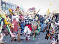 Aspecto del Carnaval de Huejotzingo 2024
