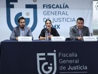 Conferencia de prensa de la FGJ CDMX