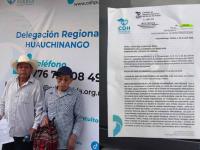 Adulto mayor exige justicia 