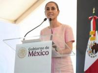 Claudia Sheinbaum da banderazo a construcción del IMSS en Culiacán