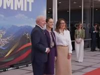 El presidente de Brasil, Lula da Silva, con la presidenta de México, Claudia Sheinbaum