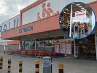 Fachada del Chedraui de Xonaca clausurado por Profeco
