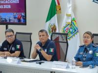 Titular de la SSP Puebla en conferencia de prensa 