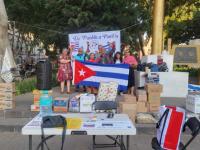 Poblanos colectan apoyos para mandar a Cuba