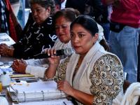 Representante de comerciantes de la Segunda Sección de la Central de Abastos de Puebla