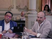 Regidor Franciso Ayala y el tesorero del municipio de Puebla Héctor González