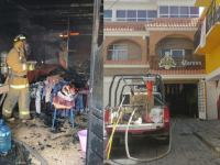 Incendio en Ciudad Serdan