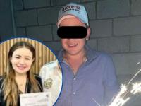 Persona detenida con gorra de Morena y mujer al frente 