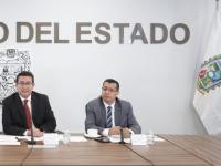 Los diputados Pavel Gaspar y Elías Lozada