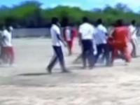 Exhiben batalla campal