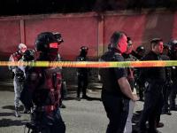 Agentes de policía durante elecciones de presidente auxiliar en Puebla