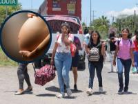 Indígena embarazada en Zoquitlán