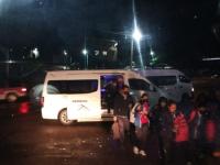 Una unidad de transporte ejecutivo en Zacatlán