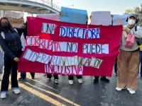 Protesta de estudiantes del BINE; exigen destitución de la directora de LIE