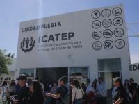 Fachada de un edificio de ICATEP