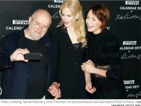 El fotógrafo Peter Lindbergh etiquetado como el más famoso y celebre del mundo en la presentación del calendario Pirelli 2017 en Paris