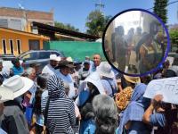 Vecinos del fraccionamiento Monte Cristo en Atlixco