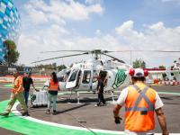 Helicóptero del Gobierno de Puebla