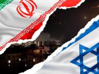 Banderas de Irán e Israel / Ataques en Tel Aviv