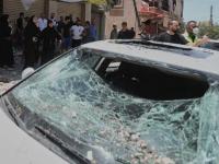 Auto alcanzado por misil en ataque a Líbano por Israel