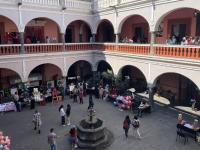 Actual sede de la preparatoria Emiliano Zapata, en el Centro Histórico