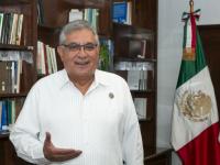 El secretario general del SNTE, Alfonso Cepeda Salas