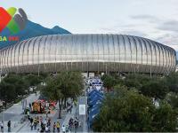 Panorámica del Estadio BBVA, hogar de los Rayados de Monterrey